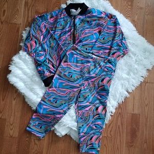 Reebok Vintage Jacket & Capri Legging